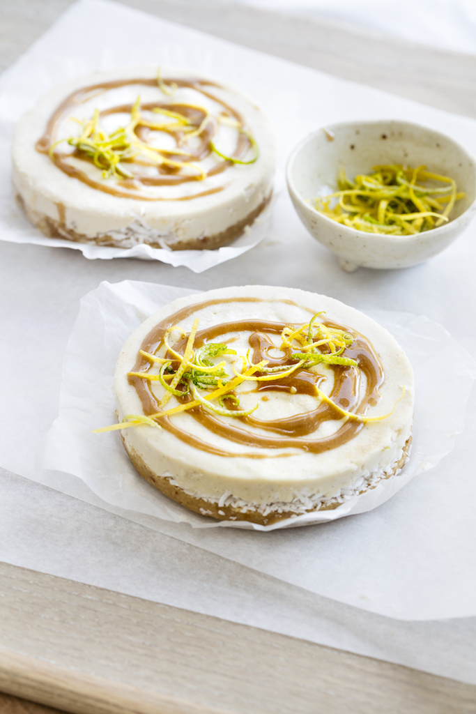 My favourite summer dessert: raw cashew and lime cheesecake
