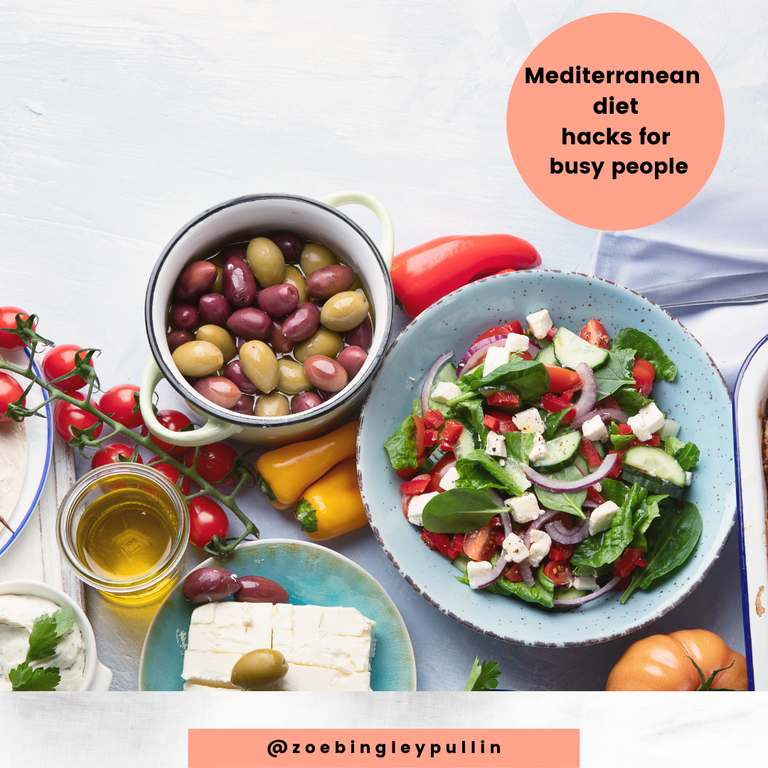Mediterranean diet hacks for busy people